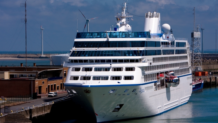 MS Regatta of Oceania Cruises docked