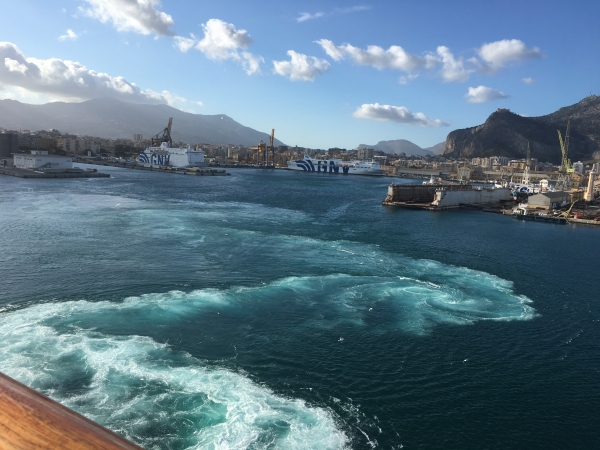 Costa Mediterranea sail away
