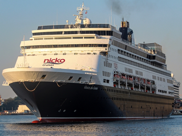 MS Vasco da Gama calling @Kiel for the first time