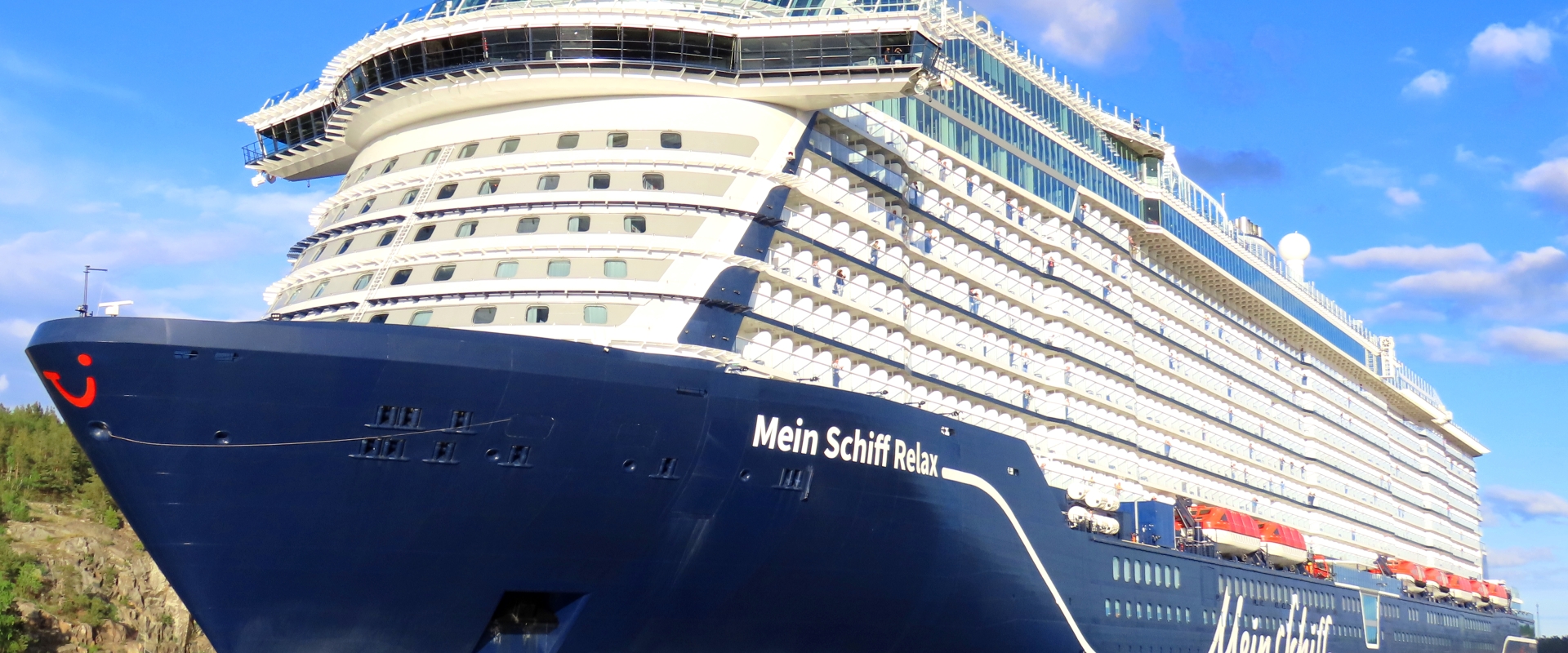 MS Mein Schiff Relax of TUI Cruises calls as largest cruise ship ever to Stockholm