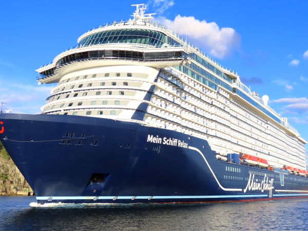 MS Mein Schiff Relax of TUI Cruises calls as largest cruise ship ever to Stockholm