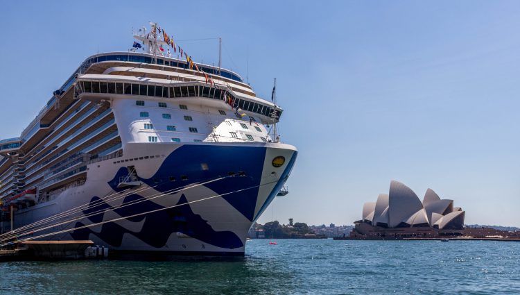 MS Majestic Princess im Hafen von Sydney