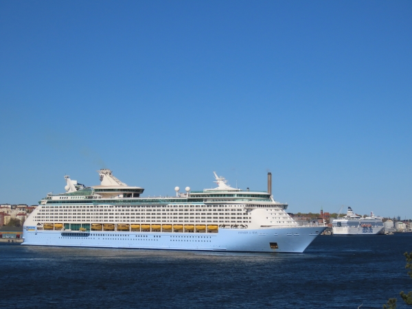 MS Voyager of the Seas departing Sweden