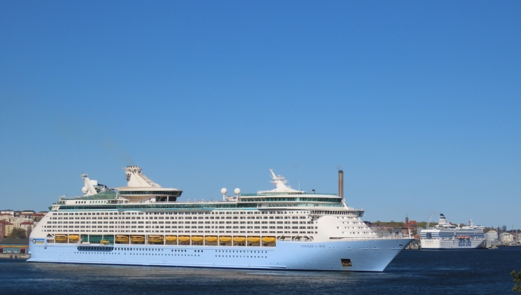 MS Voyager of the Seas departing Sweden