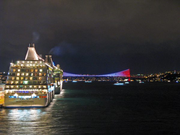 MS Seven Seas Voyager and colourful Istanbul