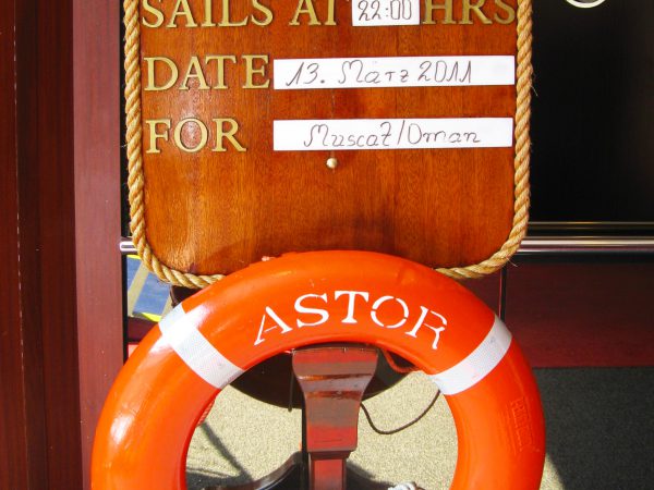 Boarding Information MS Astor 