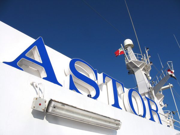 MS Astor transitting Egypt