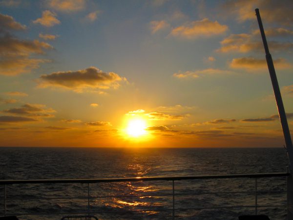 Atlantik-Sonnenuntergang MS Astoria