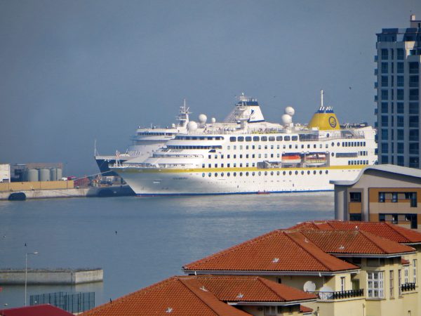 MS Hamburg docked