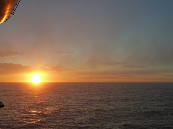 Sonnenuntergang Kap Farvel MS Astor