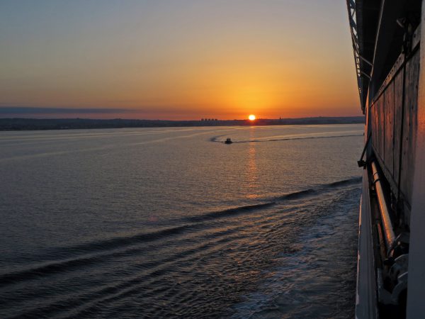Morgenstimmung vor Zadar: MS Delphin
