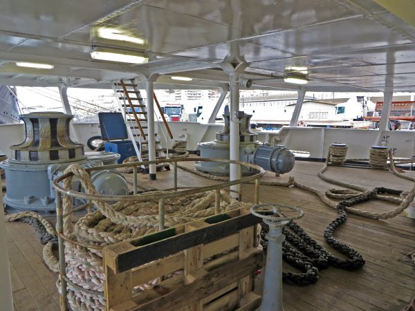 Mooring-Deck MS Funchal achtern