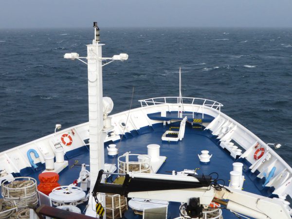 MS Marco Polo Vorschiff auf hoher See