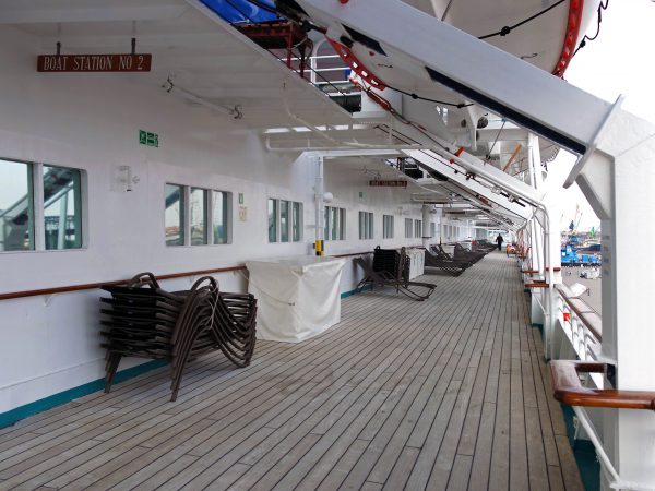 Promenaden-Deck MS Albatros