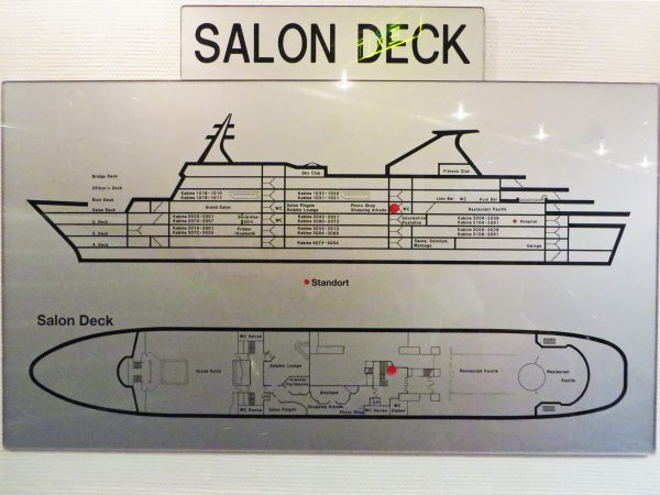Decksplan MS Delphin
