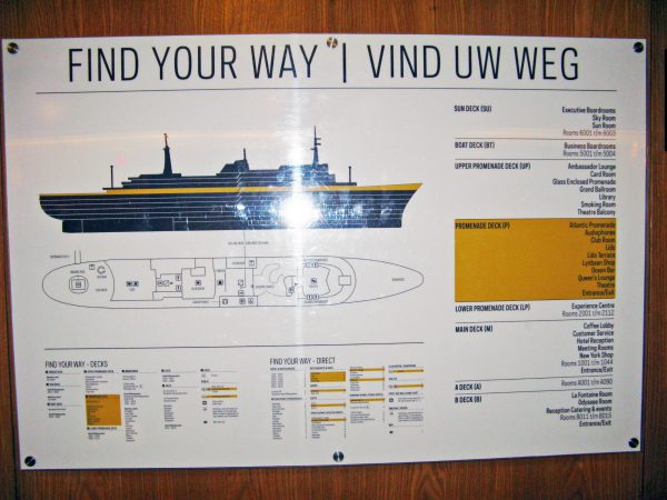 MS Rotterdam Decksplan