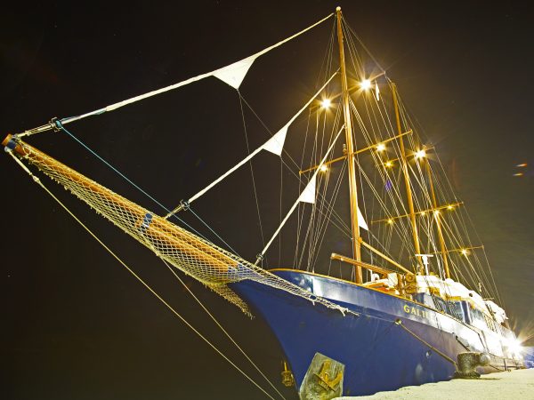MS Galileo moored @ night 