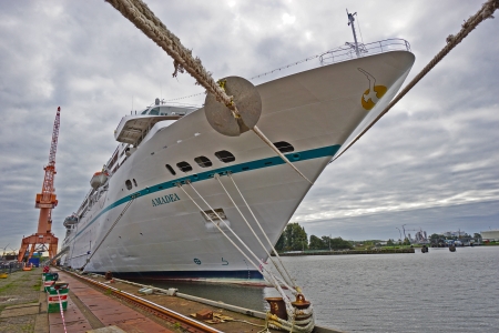 MS Amadea moored @ Emden Dockyard