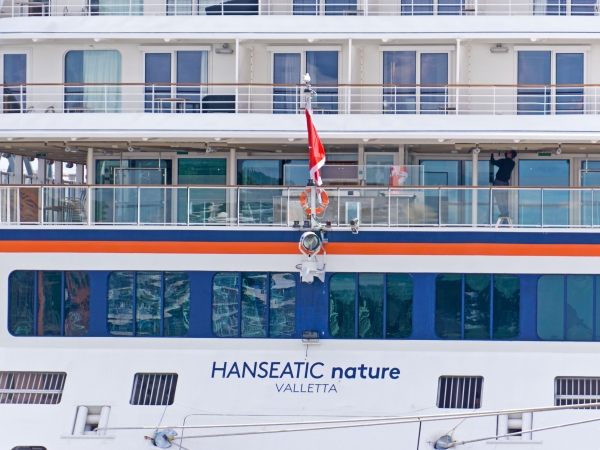 Rear view @ MS Hanseatic nature 