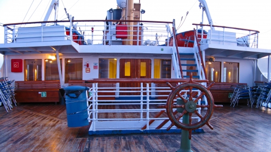 MS Nordstjernen deck area