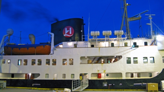 Ready for a new roundtrip: MS Nordstjernen of Hurtigruten
