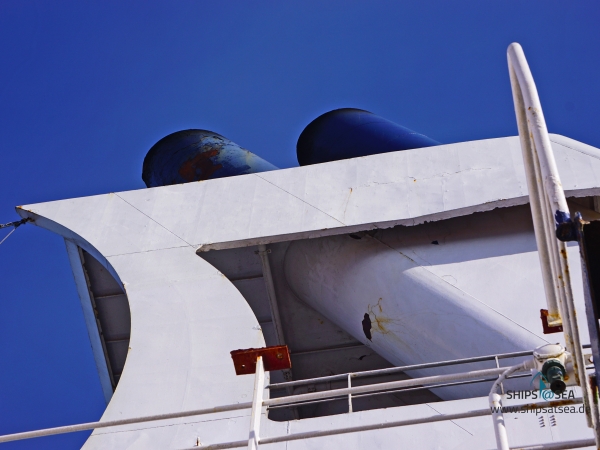 Funnel-close up of MS ASTOR