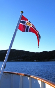 MS Nordstjernen as Hurtigruten-post-ship-liner in service