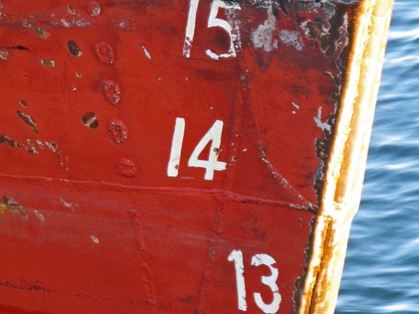 MS Nordstjernen waterline markings