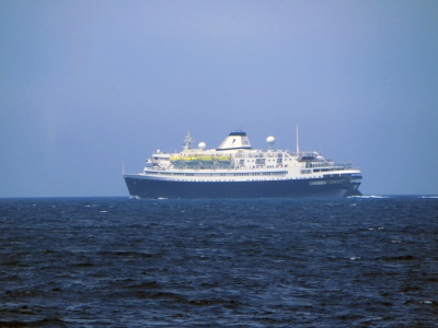 MS Azores of CMV departing