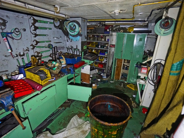 MS ASTOR E-Deck Workshop / Engine Room-Area