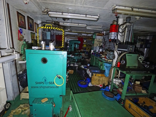 MS ASTOR E-Deck Workshop / Engine Room-Area