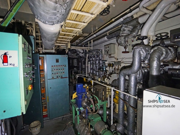 MS ASTOR E-Deck Engine Room 