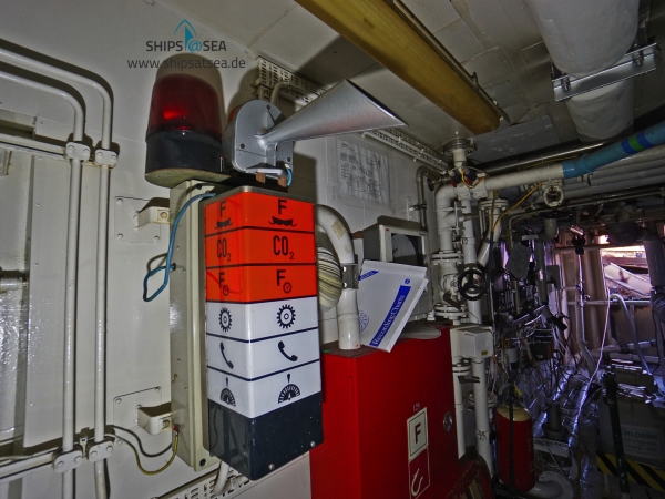 MS ASTOR D-Deck Engine Room area