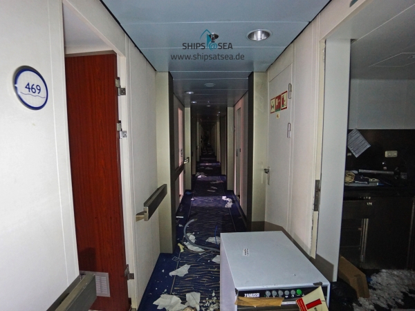 MS ASTOR Baltic-Deck Cabin Corridor 