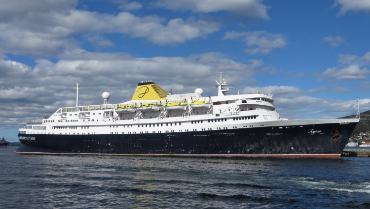 MS Astoria as MS Azores of Portuscale Cruises