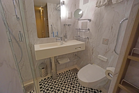 MS Costa Smeralda Bathroom Inside-Cabin 10065