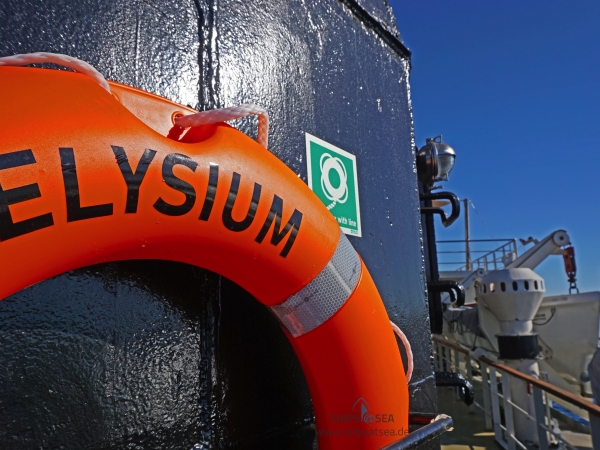 MS Elysium  lifebuoy