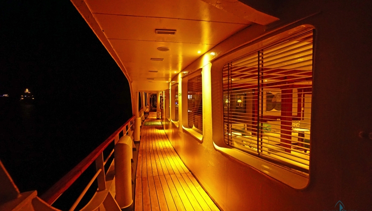 MS Elysium open deck atmosphere