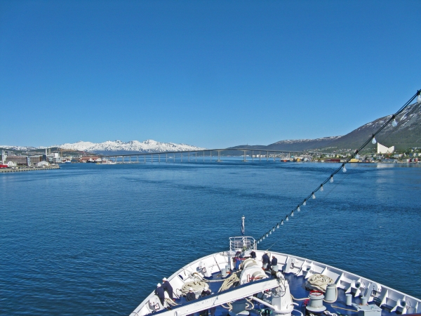 MS ASTOR arriving at Tromso