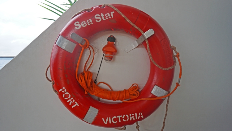 SY Sea Star lifebuoy