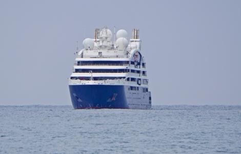 MS Bellot of Ponant at anchor
