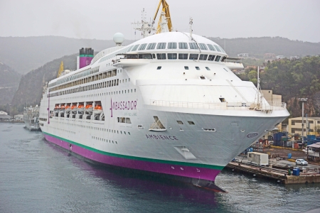 MS Ambience of Ambassador Cruise Line before delivered by the yard