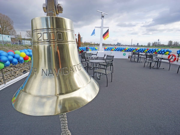 MS ReiseRiese PRESTIGE  ships bell with former name