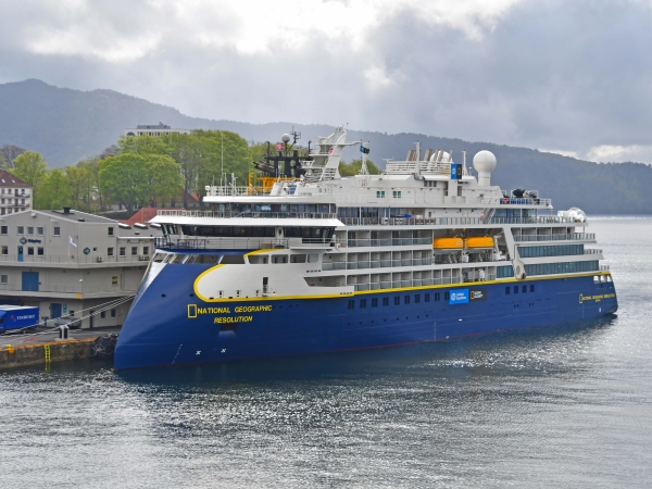 MS National Geographic Resolution visiting Norway
