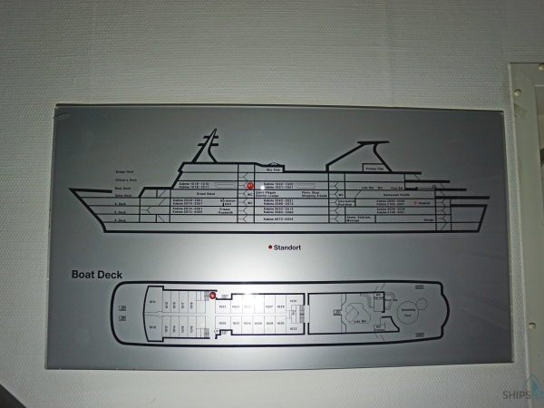 MS Delphin Deckplan