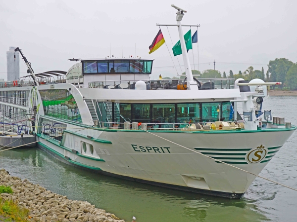 MS Esprit of Tauck Tours cruising on River Rhine