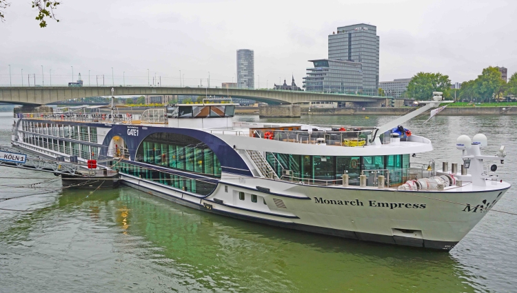 MS Monarch Empress of Gate 1 Tours cruises the River Rhine