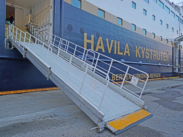 MS Havila Castor Entrance staircase
