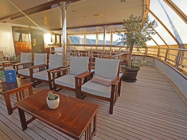 MS Princess of nicko cruises Outdoor-Lounge