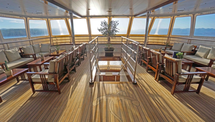 MS Princess of nicko cruises Outdoor-Lounge